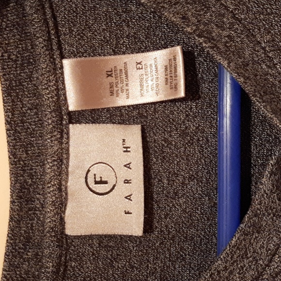 Grey Long Sleeve Men's Top Size Xl - Picture 3 of 5